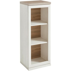 Hom`in Aktenregal, Grau, Weiß, Holzwerkstoff, 2 Fächer, 50.6x131.6x43 cm, Beimöbel erhältlich, stehend, in verschiedenen Größen erhältlich,