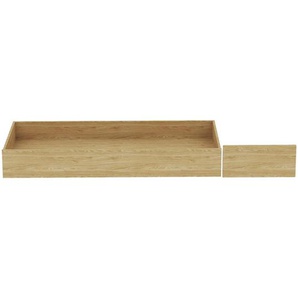 Hom`in Bettschubkasten , Eiche , 149.5x21x68.5 cm , Schlafzimmer, Betten, Bettkasten