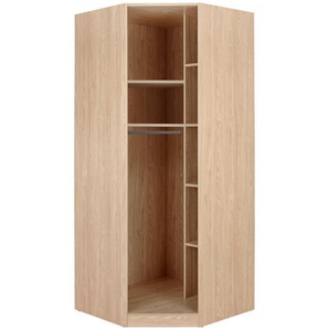 Hom`in Eckschrankkorpus System Unit , Eiche , 6,6 Fächer , 91.1x210x91.1 cm , Schlafzimmer, Kleiderschränke, Eckschränke