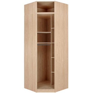 Hom`in Eckschrankkorpus System Unit , Eiche , 6,6 Fächer , 91.1x242.2x91.1 cm , Schlafzimmer, Kleiderschränke, Eckschränke