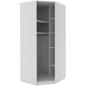 Hom`in Eckschrankkorpus System Unit , Weiß , 6,6 Fächer , 91.1x210x91.1 cm , Schlafzimmer, Kleiderschränke, Eckschränke