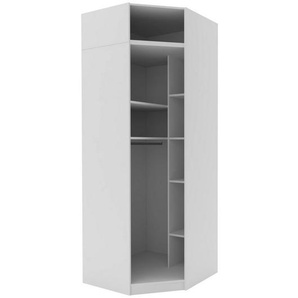Hom`in Eckschrankkorpus System Unit , Weiß , 6,6 Fächer , 91.1x242.2x91.1 cm , Schlafzimmer, Kleiderschränke, Eckschränke