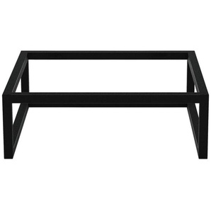 Hom`in FUßGESTELL, Schwarz, Metall, 45x15x40 cm, Zubehör
