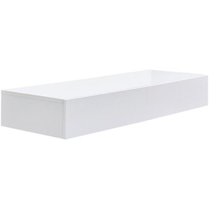 Hom`in Konsolentisch, Weiß, Holzwerkstoff, 2 Schubladen, 40x16x110 cm, Wohnzimmer, Wohnzimmertische, Konsolentische