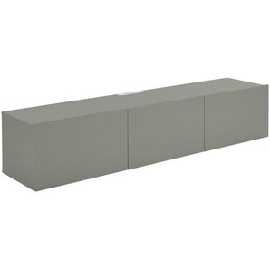 Hom`in Lowboard, Grün, Holzwerkstoff, 180x36.7x42 cm, Wohnzimmer, Wohnwände, Lowboards