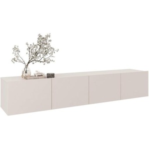 Hom`in Lowboard, Kaschmir, Holzwerkstoff, 200x36.7x42 cm, hängend, Wohnzimmer, Wohnwände, Lowboards, Lowboards hängend