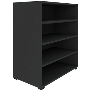 Hom`in Regal, Anthrazit, Holzwerkstoff, 3 Fächer, 91x90x40 cm, Typenauswahl, individuell planbar, umfangreiches Zubehör erhältlich, in verschiedenen