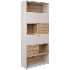 Hom`in Regal, Eiche, Sand, Holz, Eiche, massiv, 90x214x38 cm, Beimöbel erhältlich, stehend, Kinder- & Jugendzimmer, Kindermöbel, Kinderregale