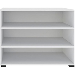 Hom`in Regal, Weiß, Holzwerkstoff, 2 Fächer, 91x67x40 cm, Typenauswahl, individuell planbar, Beimöbel erhältlich, umfangreiches Zubehör in