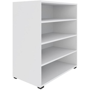 Hom`in Regal, Weiß, Holzwerkstoff, 3 Fächer, 91x90x40 cm, Typenauswahl, individuell planbar, umfangreiches Zubehör erhältlich, in verschiedenen Größen