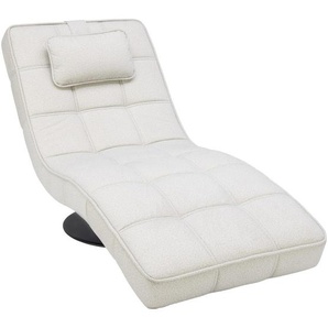 Hom`in Relaxliege , Beige , Textil , Uni , 1-Sitzer , Füllung: Schaumstoff , 74x86x162 cm , Made in EU , Stoffauswahl, Rücken echt , Wohnzimmer, Sessel, Relaxliegen