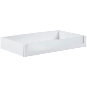 Hom`in Schublade System Unit, Weiß, Glas, Holzwerkstoff, 83x12x45 cm, Schlafzimmer, Kleiderschränke, Schranksysteme