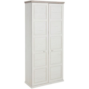 Hom`in Schuhschrank, Grau, Weiß, Metall, 11 Fächer, 90.2x196.7x38.5 cm, Typenauswahl, Beimöbel erhältlich, Garderobe, Schuhaufbewahrung, Schuhschränke