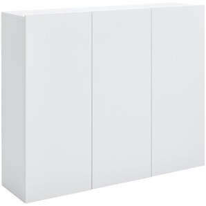 Hom`in Schuhschrank, Weiß, Holzwerkstoff, 12 Fächer, 120x100x34 cm, hängend, Garderobe, Schuhaufbewahrung, Schuhschränke
