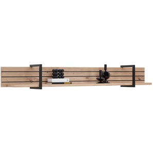 Hom`in Wandboard, Eiche Artisan, Holzwerkstoff, Eiche, 160x22x22 cm, Wohnzimmer, Regale, Wandboards