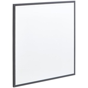 Hom`in Wandspiegel, Anthrazit, Grau, Salbeigrün, Glas, Holzwerkstoff, 63x65x2 cm, Spiegel, Wandspiegel
