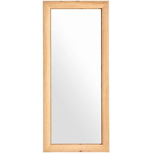 Hom`in Wandspiegel, Eiche Artisan, Glas, rechteckig, 50x114x2.5 cm, Wohnspiegel, Wandspiegel