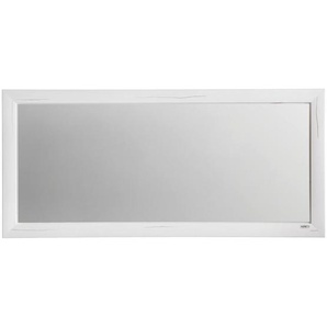 Hom`in Wandspiegel, Weiß, Glas, rechteckig, 130.4x60x2.5 cm, Spiegel, Wandspiegel
