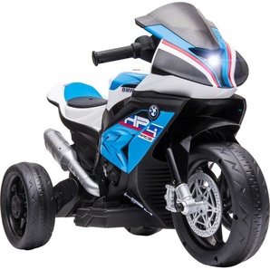 HOMCOM Kinder Elektro-Motorrad Kindermotorrad 6V Elektrofahrzeug Elektro-Dreirad Kinderfahrzeug mit 3 Musikmodi 2,5km/h Elektromotorrad für Kinder ab 18 Monaten PP Metall Blau 82,5 x 42 x 54 cm 370-211V90BU