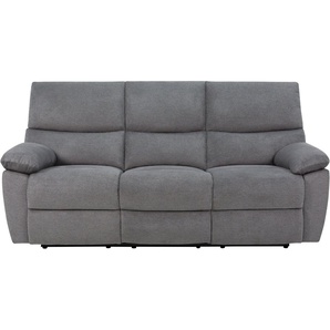 Home affaire 3-Sitzer LANNOY, manuelle o. elelektrische Relaxfunktion in 2 Sitzen, USB A/C, Liegefunktion (105°-150), Reclinersofa, Webstoff, Federkern