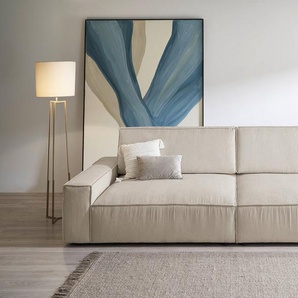 Home affaire Big-Sofa NEU: SHERWOOD XXL, Big-Sofa (316cm), extra tiefe Sitzfläche 95 cm, bequemer Sitzkomfort, Cord u. Leinenoptik, Kedernaht