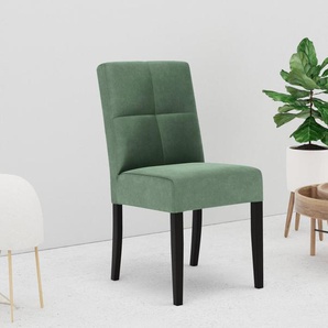 Home affaire 4-Fußstuhl Elda (Set, 2 St), 2 verschiedenen Bezugsqualitäten, mehrere Farbvarianten, Sitzhöhe 51cm