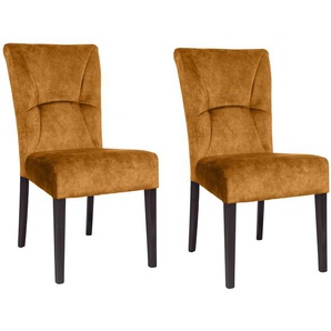 Stühle in Orange Preisvergleich | Moebel 24 | 4-Fuß-Stühle