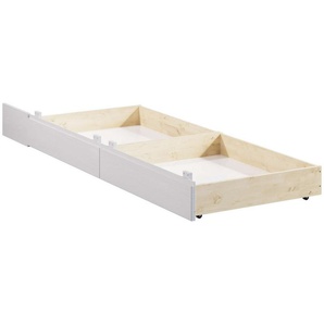 Home affaire Bettschubkasten Luven (2 St), aus massiver Kiefer, 2 Stück, passen perfekt unter das Bett Luven