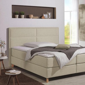 Home affaire Boxspringbett Caria, in 5 Breiten, 3 Matratzen-Ausführungen, 2 Härtegraden, Topper