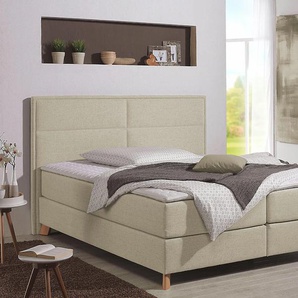 Home affaire Boxspringbett »Caria«, in 5 Breiten, 3 Matratzen-Ausführungen, 2 Härtegraden, Topper
