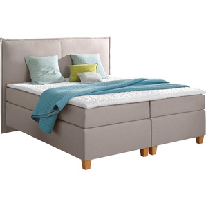 Home affaire Boxspringbett »Houssay«, inkl. Topper, 5 Breiten, 2 Härtegraden auch in Überlänge 220 cm