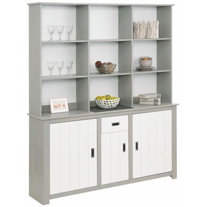 Buffet HOME AFFAIRE Kampen Schränke grau (weiß, grau) Anrichten Buffets Schränke Breite 158 cm