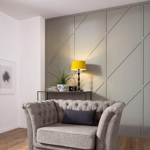 Home affaire Chesterfield-Sessel Dover, passend zur Dover-Serie mit Knopfheftung und losem Kissen
