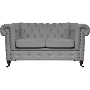 Home affaire Chesterfield-Sofa Aarburg, aufwändige Knopfheftung und Ziernägel im Chesterfield-Design