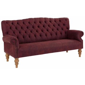 Home affaire Chesterfield-Sofa Lord, mit echter Chesterfield-Knopfheftung und Ziernägeln