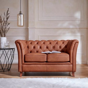 Home affaire Chesterfield-Sofa Reims, mit echter Chesterfield-Knopfheftung, hochwertige Verarbeitung