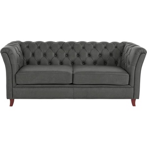 Home affaire Chesterfield-Sofa Reims, mit echter Chesterfield-Knopfheftung, hochwertige Verarbeitung