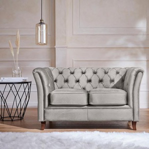 Home affaire Chesterfield-Sofa Reims, mit echter Chesterfield-Knopfheftung, hochwertige Verarbeitung