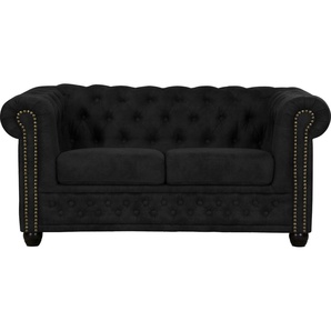 Home affaire Chesterfield-Sofa Rysum, Chesterfield-Optik, in 2 Bezugsqualitäten