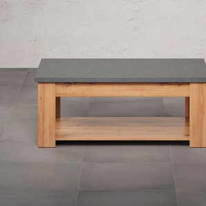 Home affaire Couchtisch Ambres (1-St), rechteckiger Sofatisch mit Ablage - Maße (B/T/H) 120/67/46 cm