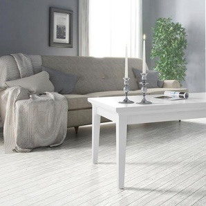 Couchtisch HOME AFFAIRE Paris Tische Gr. B/H/T: 75 cm x 52,5 cm x 135 cm, weiß Couchtisch Eckige Couchtische eckig Tisch erstrahlt in schöner Holzoptik, Breite 75 cm