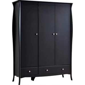 Drehtürenschrank HOME AFFAIRE Baroque Schränke Gr. B/H/T: 143 cm x 192 cm x 50 cm, 3 St., braun (dunkelbraun) Drehtürenschränke Schränke Breite 143 cm