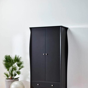 Drehtürenschrank HOME AFFAIRE Baroque Schränke Gr. B/H/T: 99 cm x 192 cm x 50 cm, 2 St., braun (dunkelbraun) Drehtürenschränke Schränke Breite 99 cm