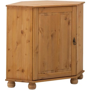 Eckkommode HOME AFFAIRE Finca Sideboards Gr. B/H/T: 90 cm x 80 cm x 50 cm, beige (natur gebeizt, gewachst) Eckkommoden