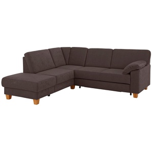 Home affaire Ecksofa Belfort L-Form, mit Federkern, wahlweise mit Bettfunktion und Stauraum