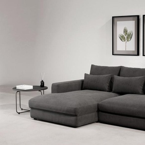 Home affaire Ecksofa Darwin, viele Kissen, extra tiefe Sitzfläche, 271/89/171 (B(H/T), gemütlich und weich, L-Form, mit extra softem Sitzkomfort, Cord