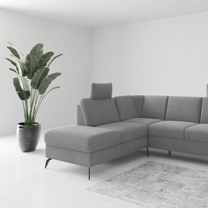 Home affaire Ecksofa Rochelle, wahlweise mit Bettfunktion, Bettkasten und Armteilverstellung
