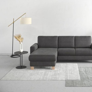 Home affaire Ecksofa Summer L-Form, mit Recamiere, mit oder ohne Bettfunktion und Bettkasten, Cord-Bezug