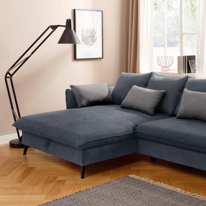 Home affaire Ecksofa Tirano, L-Form, wahlweise mit Bettfunktion und Bettkasten