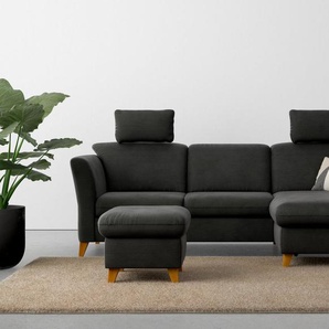 Home affaire Ecksofa Trelleborg L-Form, wahlweise mit Bettfunktion und Bettkasten, inkl. Federkern-Polsterung